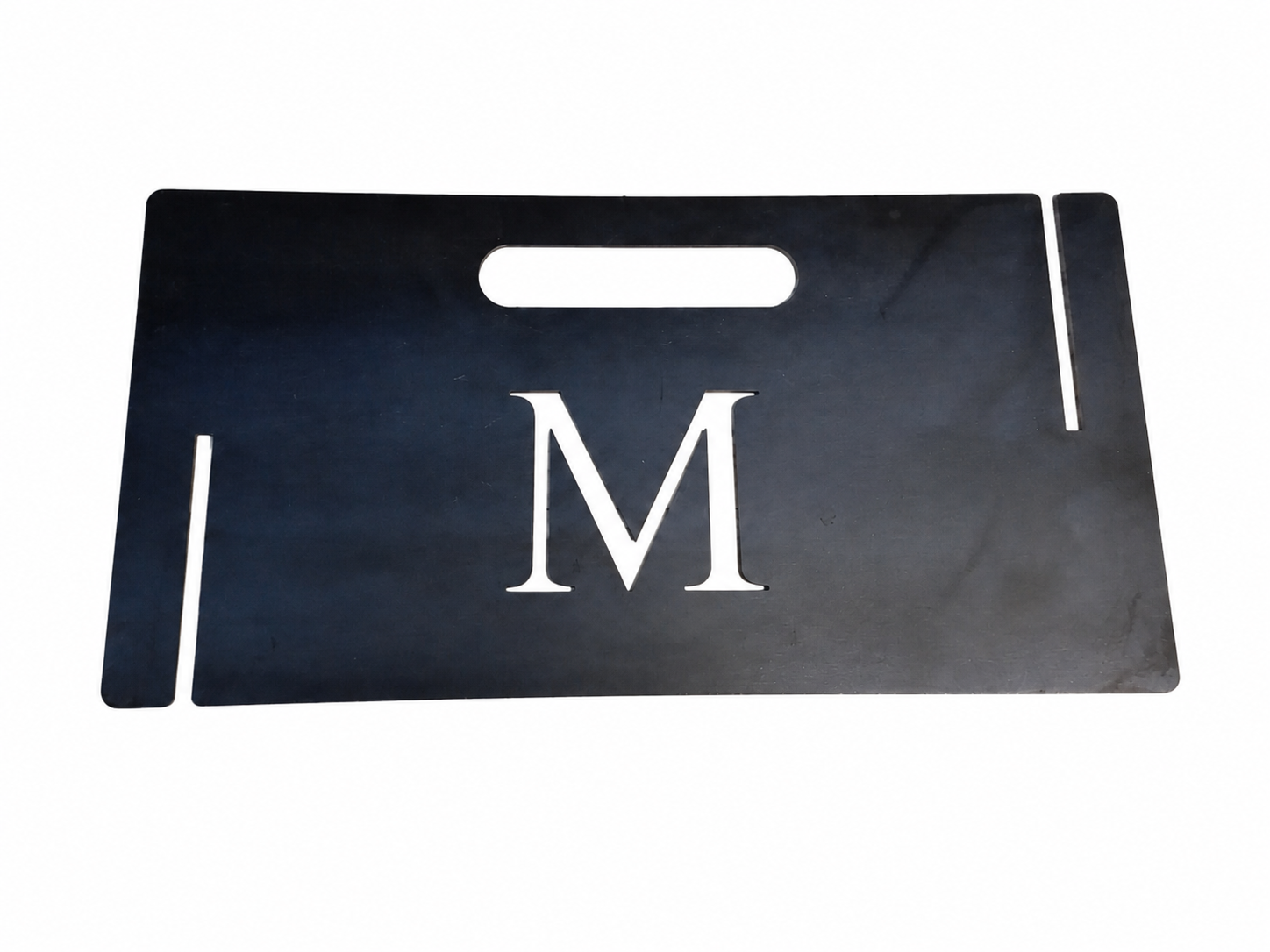 Metal wall decor and sign detail